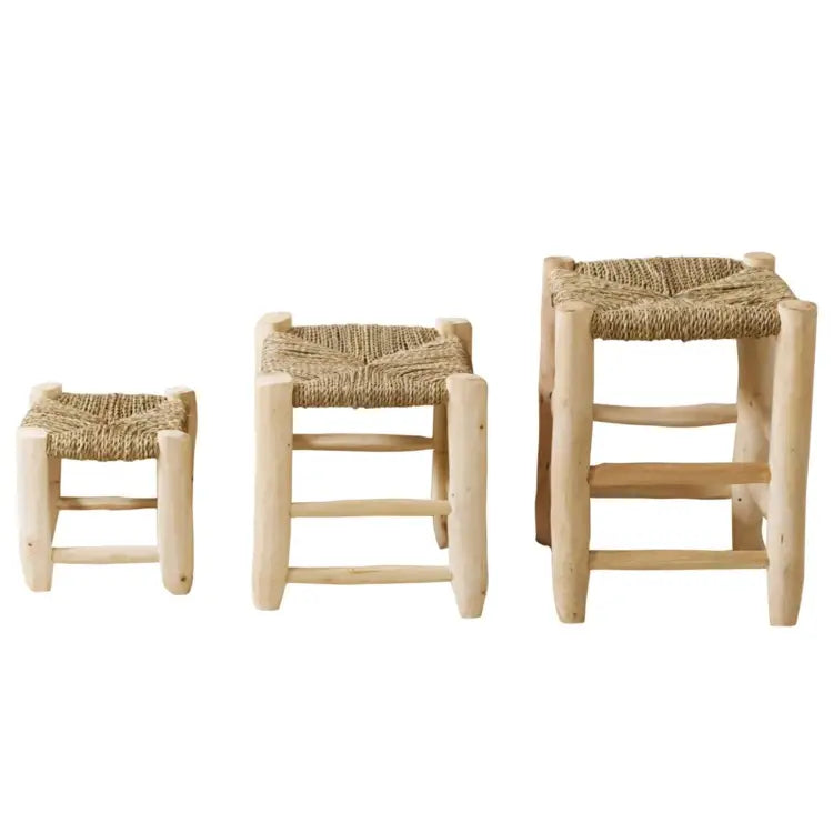Natuurlijke kruk 30 cm